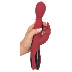   You2Toys - Massager for her - nabíjecí vibrátor na bod G s rotací, ohřevem a posuvem (červený)