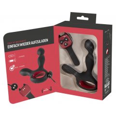   You2Toys - Massager - nabíjecí, rotační vibrátor s ohřívací funkcí na dálkové ovládání (černý)