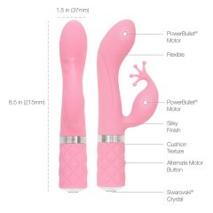   Pillow Talk Kinky - dobíjecí vibrátor na bod G (růžový)