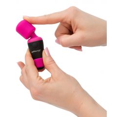   PalmPower Pocket Wand - nabíjecí masážní vibrátor (růžovo-černý)