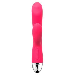   Svakom Trysta - vodotěsný vibrátor s ramínkem na klitoris a pohyblivými kuličkami (červený)