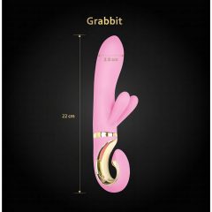   G-Vibe GRabbit - akumulátorový, 3motorový G-bodový vibrátor (růžový)