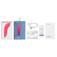   We-Vibe Melt - nabíjecí vodotěsný smart stimulátor klitorisu (korálový)