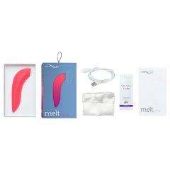   We-Vibe Melt - nabíjecí vodotěsný smart stimulátor klitorisu (korálový)