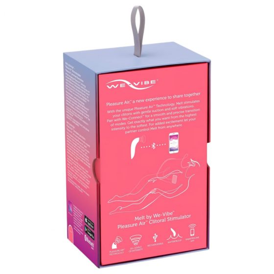 We-Vibe Melt - nabíjecí vodotěsný smart stimulátor klitorisu (korálový)