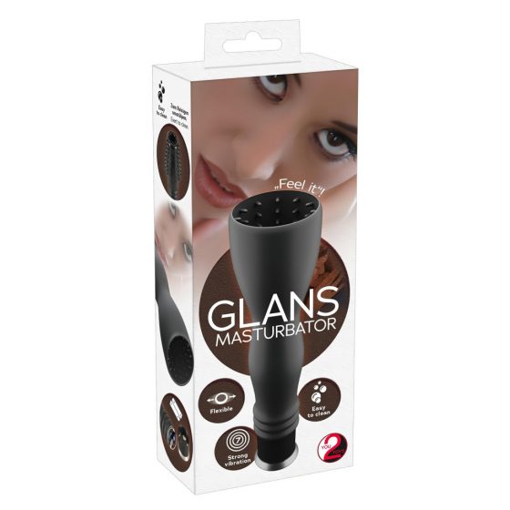 You2Toys - Glans - vibrační stimulátor žaludu (černý)