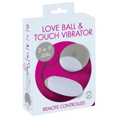   You2Toys - Love ball - akumulátorové, 2v1 vibrační vajíčko (šedé)