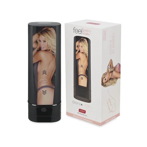 Kiiroo Onyx+ Jessica Drake - dobíjecí interaktivní masturbátor (černý)