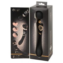   Cleopatra Wand Massager - vodotěsný, nabíjecí masážní vibrátor (černý)