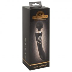   Cleopatra Wand Massager - vodotěsný, nabíjecí masážní vibrátor (černý)