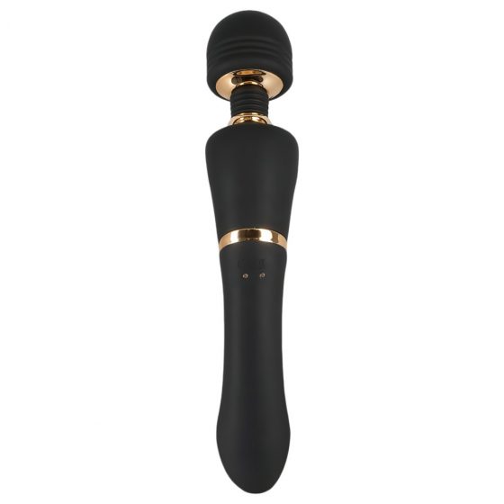 Cleopatra Wand Massager - vodotěsný, nabíjecí masážní vibrátor (černý)