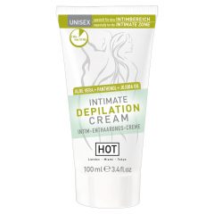   HOT Intimate - intimní depilační krém se stěrkou (100ml)