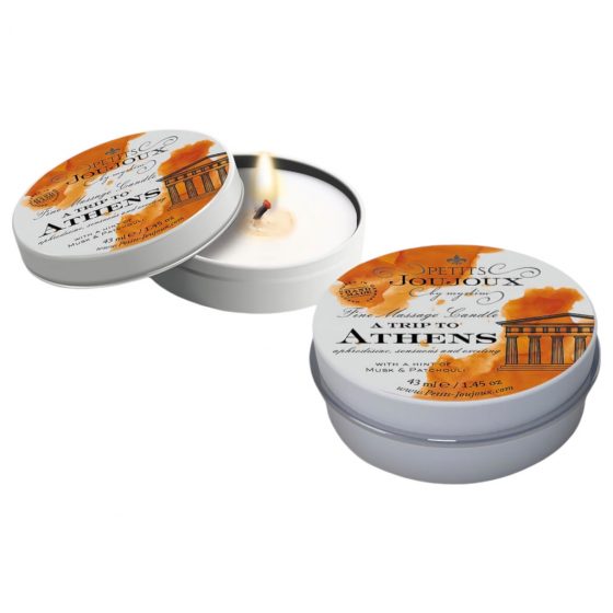 Petits Joujoux Athens - masážní svíčka - 43 ml (pižmo - pačuli)