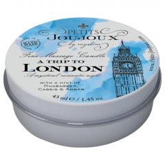   Petits Joujoux London - masážní svíčka - 43 ml (rebarbora - ambra)