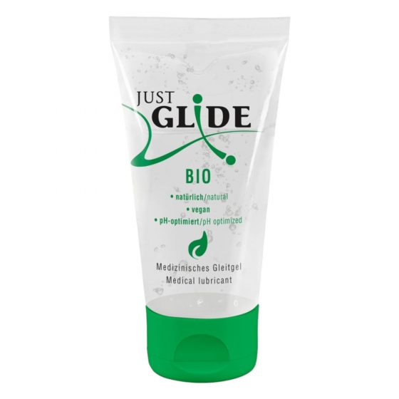 Just Glide Bio - veganský lubrikant na bázi vody (50ml)