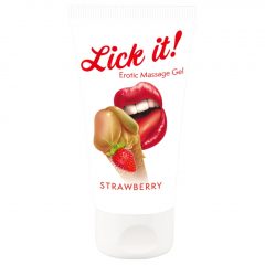 Lick it! - jedlý lubrikant - jahodový (50ml)