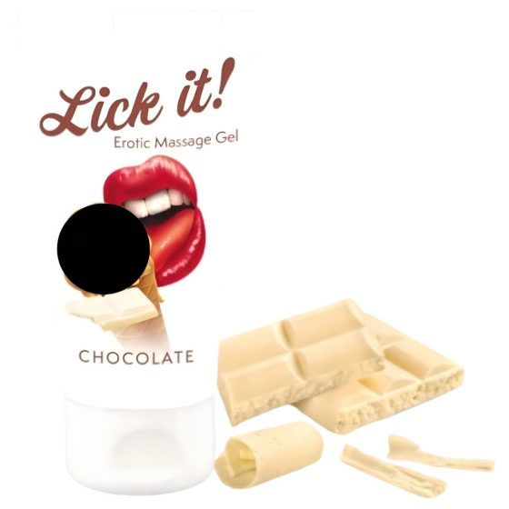 Lick it! - jedlý lubrikant - bílá čokoláda (50ml)