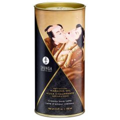   Shunga - hřejivý masážní olej - krémové latté (100 ml)