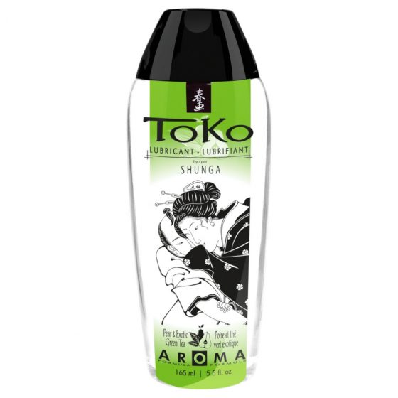 Shunga Toko - ochucený lubrikant na bázi vody (hruškový zelený čaj) - 165ml