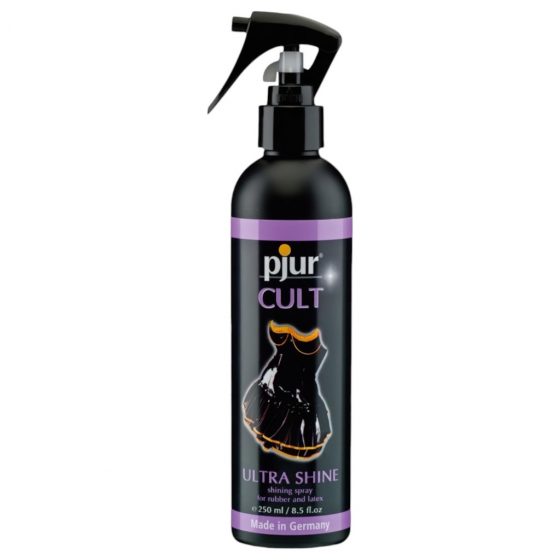 Pjur Cult Ultra Shine - ošetřující spray na latex (250ml)