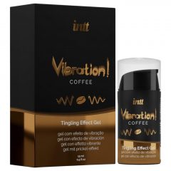 Intt Vibration! - tekutý vibrátor - káva (15ml)