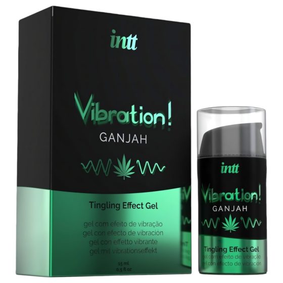 Intt Vibration! - tekutý vibrátor - Ganjah (15 ml)