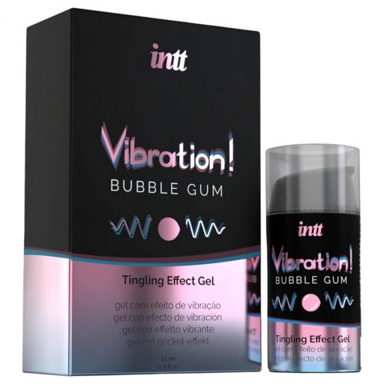 Intt Vibration! - tekutý vibrátor - žvýkačka (15ml)