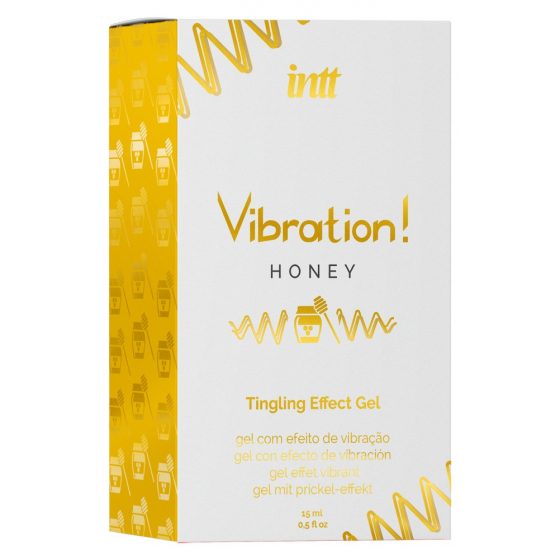 Intt Vibration! - tekutý vibrátor - med (15ml)