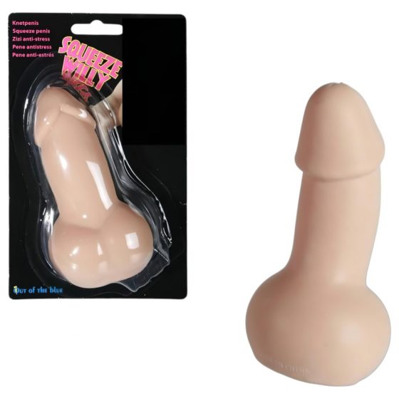 Penis Stress Ball Squeeze Willy - antistresový míček tvar penis (tělová barva)