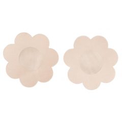   Cottelli Nipple Cover - náplast na bradavky ve tvaru kvítku (tělová barva) - 12ks