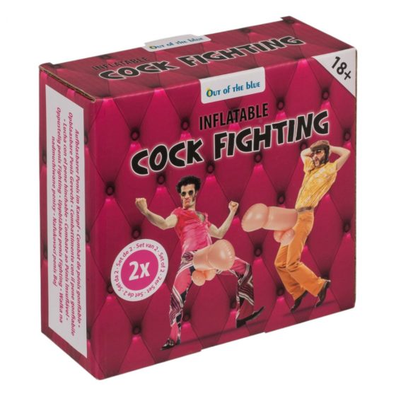 Cock Fighting - felfújható felcsatolható péniszcsata (natúr)