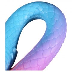   OgazR XXL Eel - fluorescenční anální dildo - 47 cm (růžové)