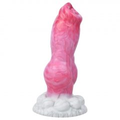 Animalorny Buldog - psí penis dildo - 17 cm (růžové)