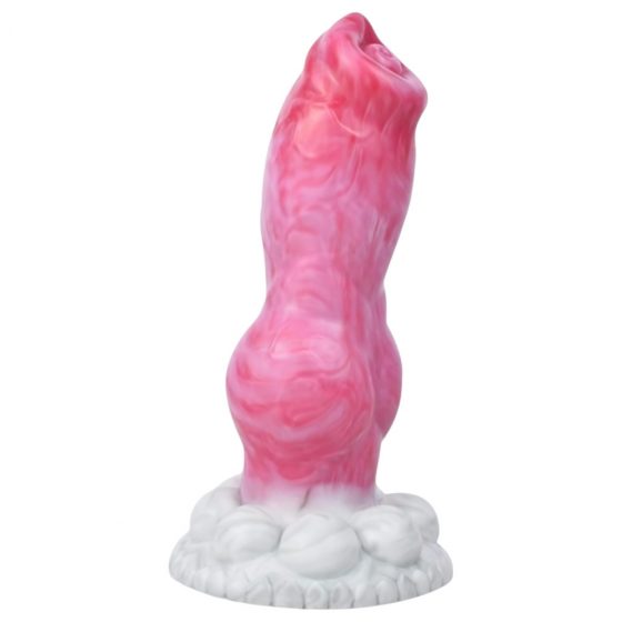 Animalorny Buldog - psí penis dildo - 17 cm (růžové)