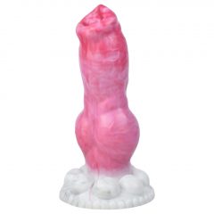 Animalorny Buldog - psí penis dildo - 17 cm (růžové)