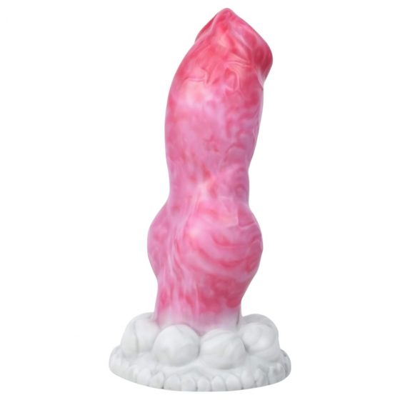 Animalorny Buldog - psí penis dildo - 17 cm (růžové)