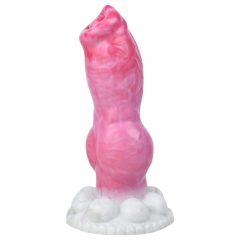 Animalorny Buldog - psí penis dildo - 17 cm (růžové)