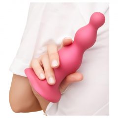   Strap-on-me Beads S - připínací dildo s korálky (růžové)