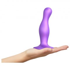   Strap-on-me Curvy M - zvlněné dildo s nožičkami (fialové)