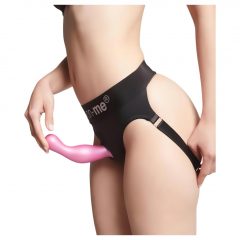   Strap-on-me Curvy S - zvlněné dildo s nožičkami (růžové)