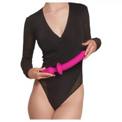   Strap-on-me Swith Semi-Realistic XXL - silikonové dildo 2v1 (růžové)