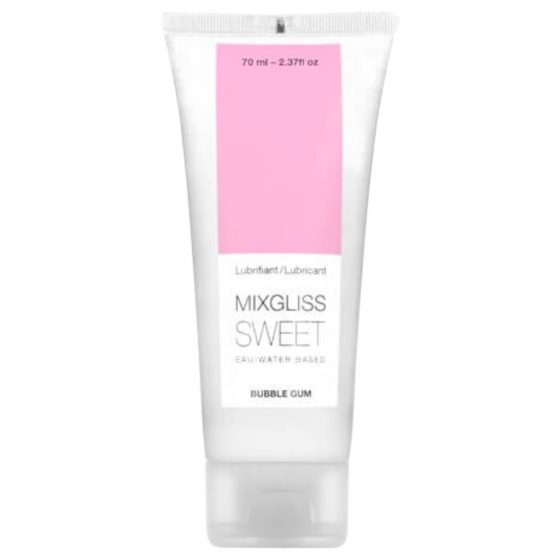 Mixgliss Sweet Bubble Gum - lubrikant na vodní bázi - žvýkačka (70 ml)