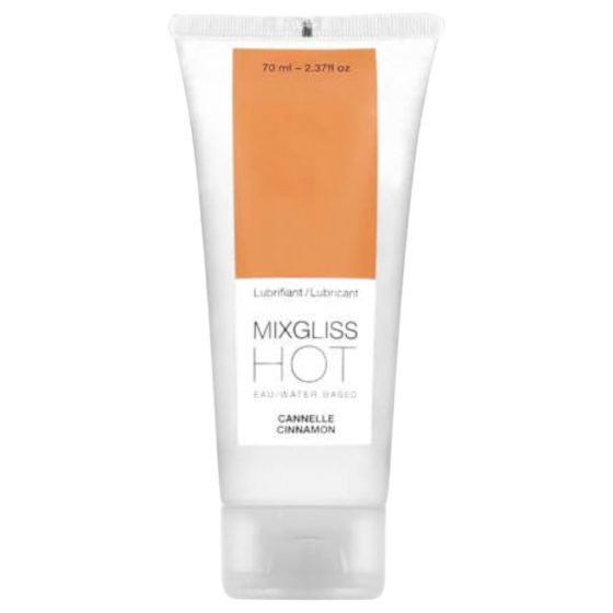 Mixgliss Hot - hřejivý lubrikant na vodní bázi - skořice (70 ml)