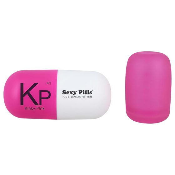 Love to Love Sexy Pills - tobolkový masturbátor - umělá vagína (růžový)