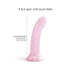   Dildolls Starlight - dildo ve tvaru hvězdy s nožičkami (růžové)