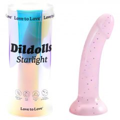   Dildolls Starlight - dildo ve tvaru hvězdy s nožičkami (růžové)