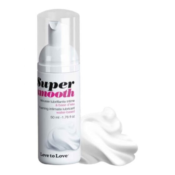 Love to Love Super Smooth - lubrikační pěna na vodní bázi (50 ml)