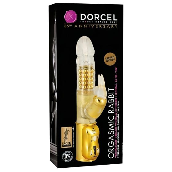 Dorcel Orgasmic Rabbit - vibrátor s rohem (zlatý)