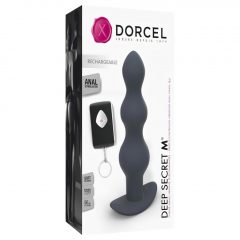   Dorcel Deep Secret M - dobíjecí rádiový anální vibrátor (černý)