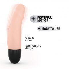   Dorcel Real Vibration S 2.0 - nabíjecí vibrátor (přírodní barva)